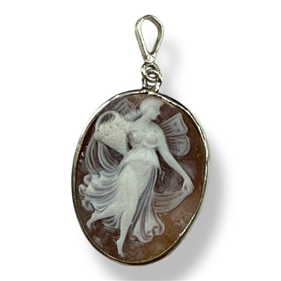 Anhänger Mandile 1922 Dame Cammei  in Silber Conchiglia 2MCICM158 - 2MCICM158